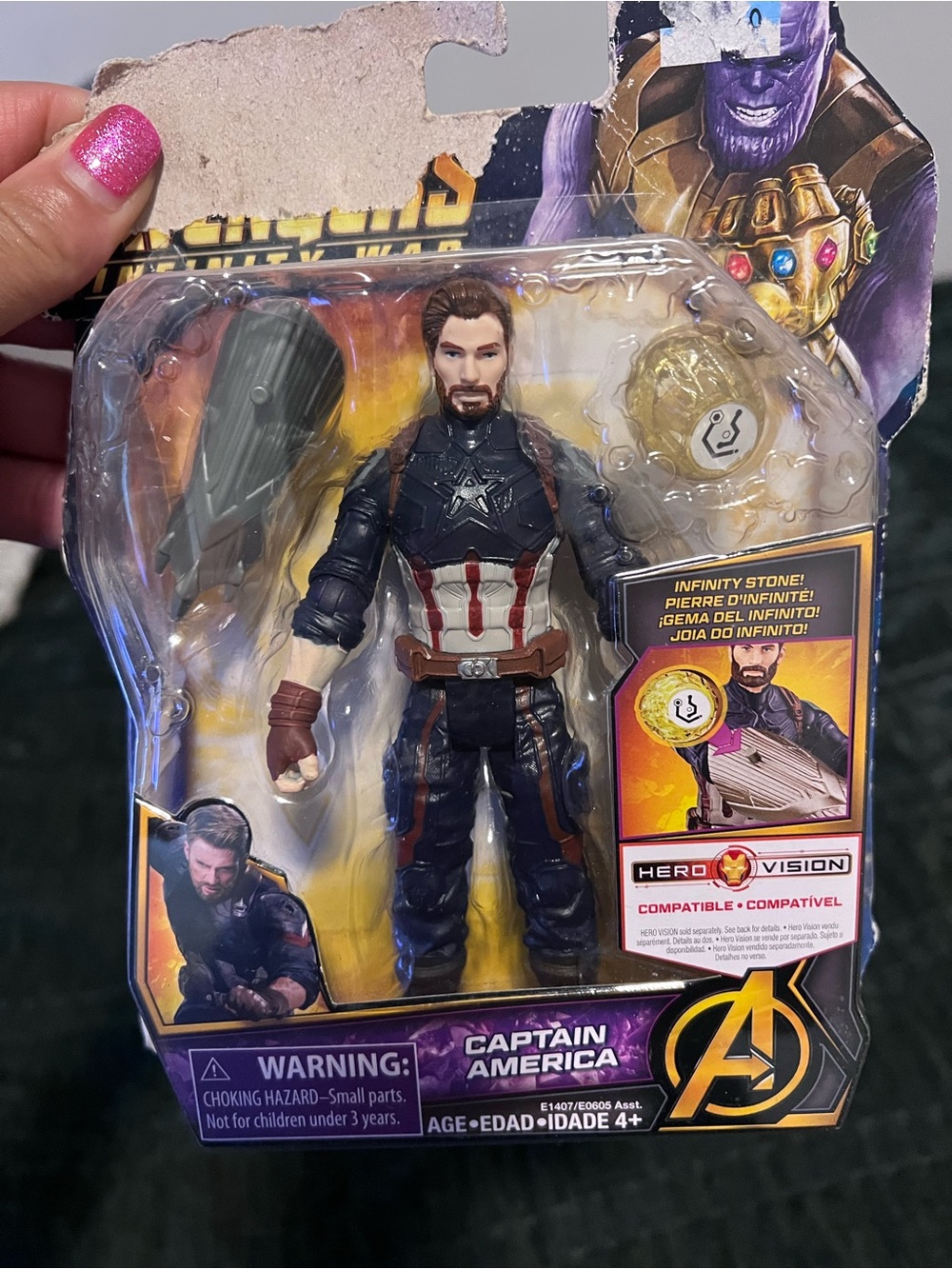 Hasbro Captain America Action Figure - Infinity Stone